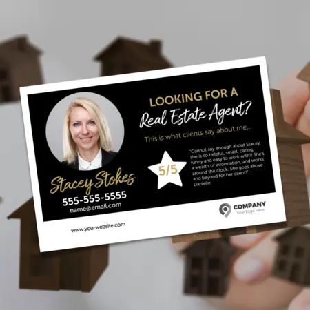 agent introduction postcards