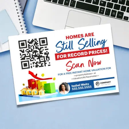 Automated seller valuation postcard 2