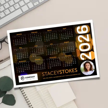 calendar 2026 postcards