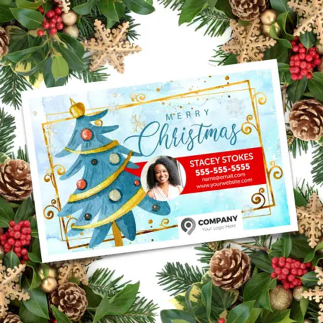 christmas holiday postcards