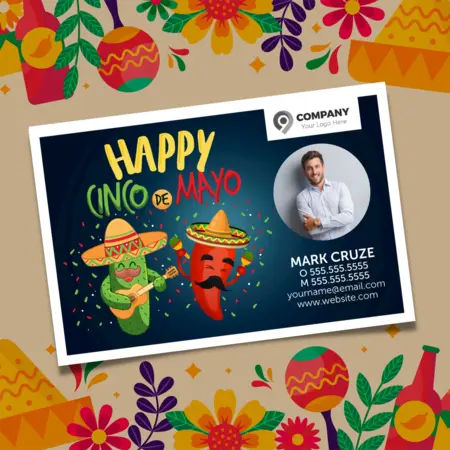 cinco de mayo real estate postcards