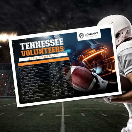 2026 college football schedule postcards