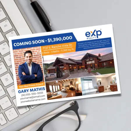 coming soon listing postcards