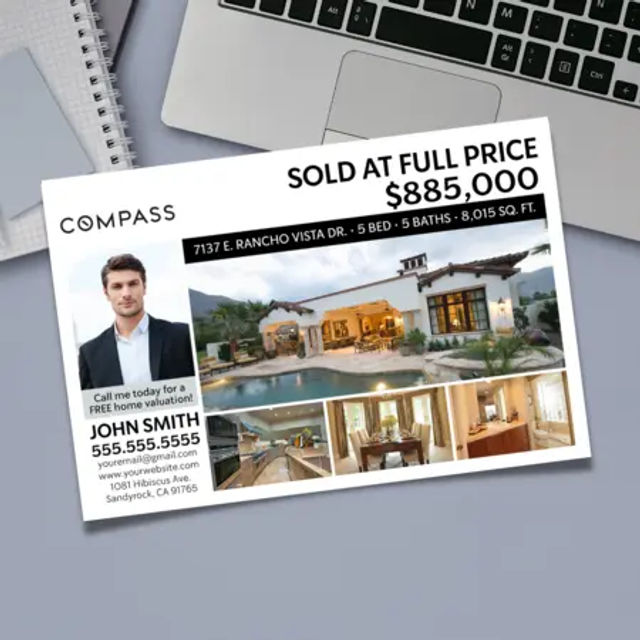 compass postcards