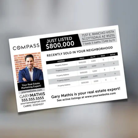 compass postcards