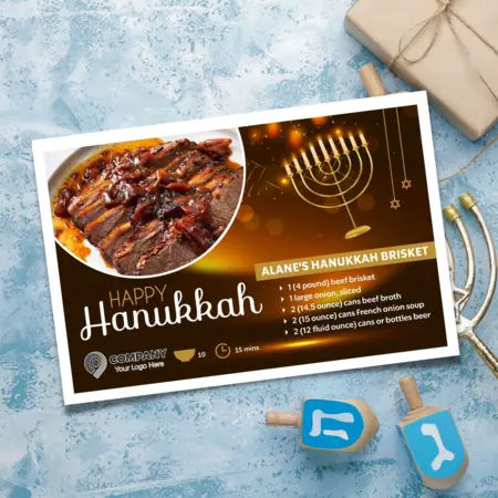 hanukkah postcards