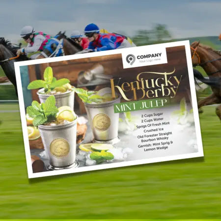 kentucky derby postcards