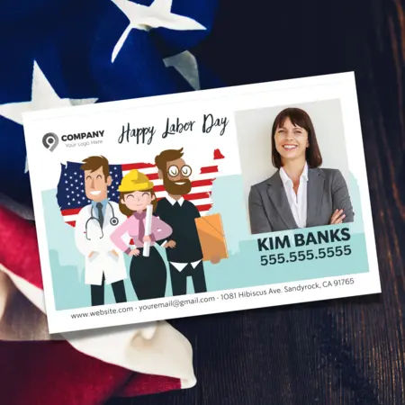 labor day postcards