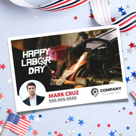 labor day real estate postcards
