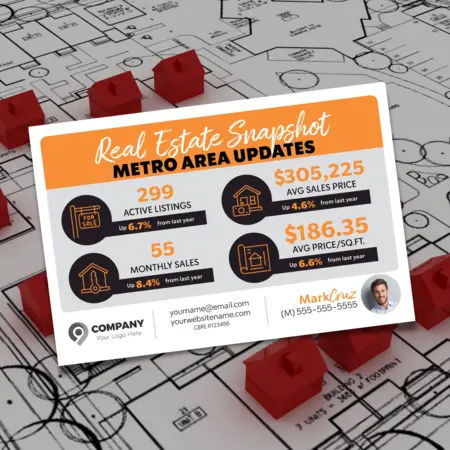 market update postcard for realtors