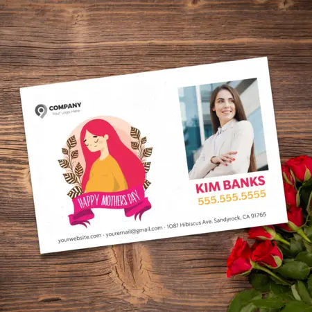 mother's day real estate postcards