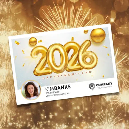 new year 2026 postcards