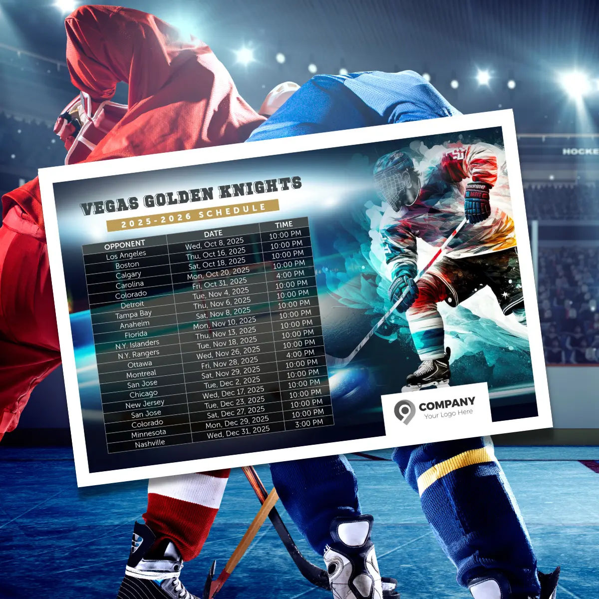 hockey postcards