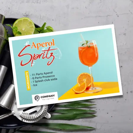 cocktails postcards