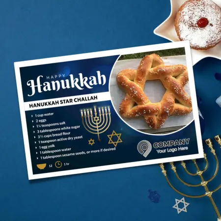 postcards for hanukkah