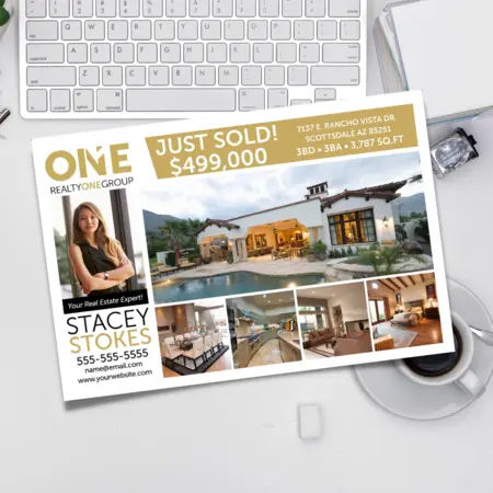 real estate farming postcards idea