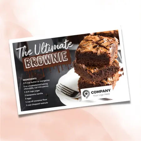 recipe postcards for realtors
