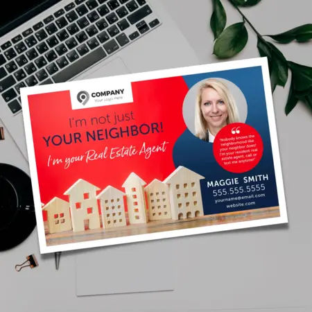 resident real estate agent postcards