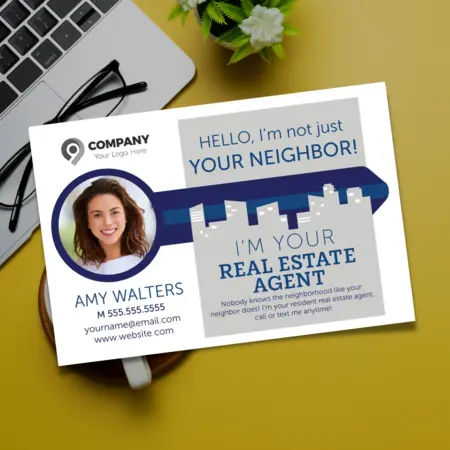 New Real Estate Agent Postcards