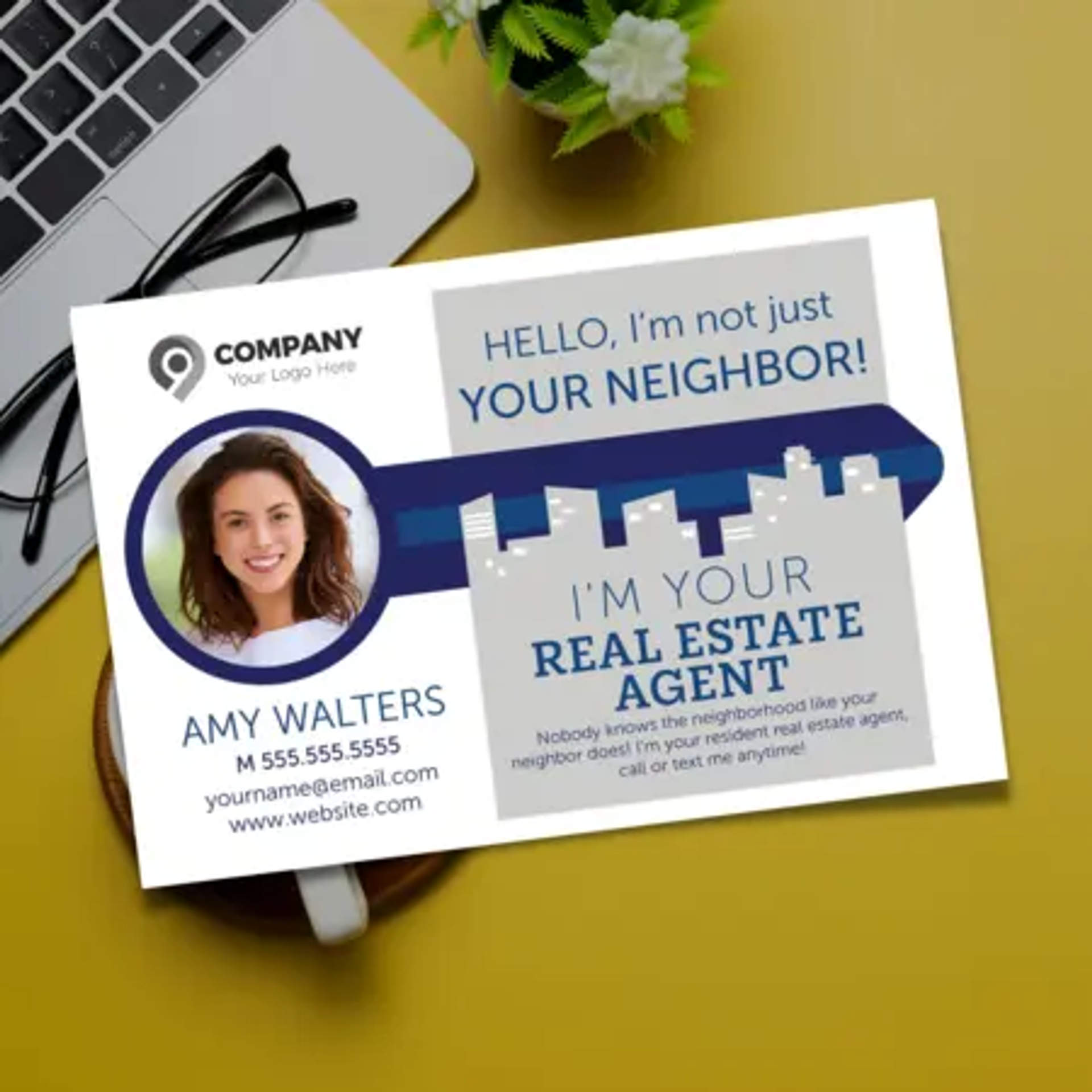 New Real Estate Agent Postcards