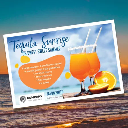 summer real estate postcards