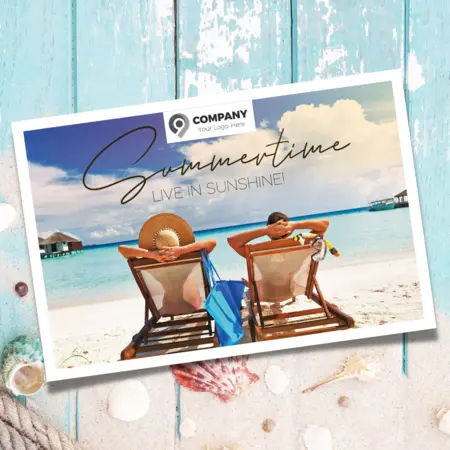 summer real estate postcards