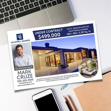 under contract postcards