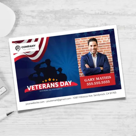 veterans day postcards