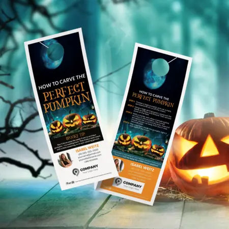 Halloween door hanger design 2 for real estate
