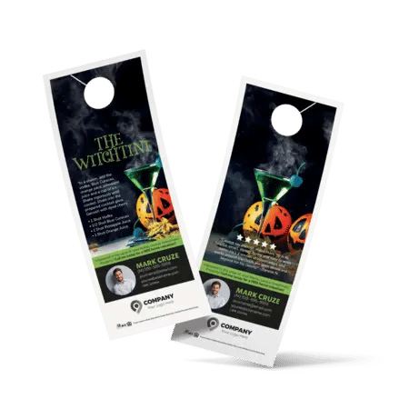 Halloween door hanger design 3 for real estate