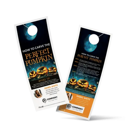 Halloween door hanger design 4 for real estate