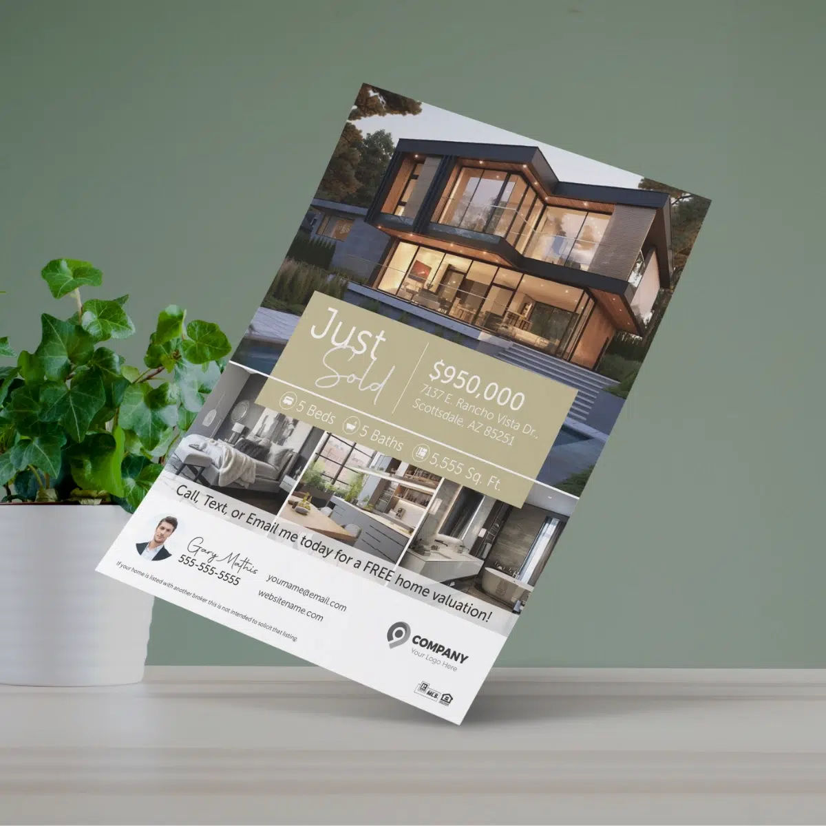 Just Sold flyer design 4