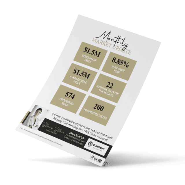 Luxury property real estate flyer