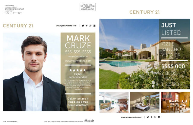Century 21 bi-fold brochure design