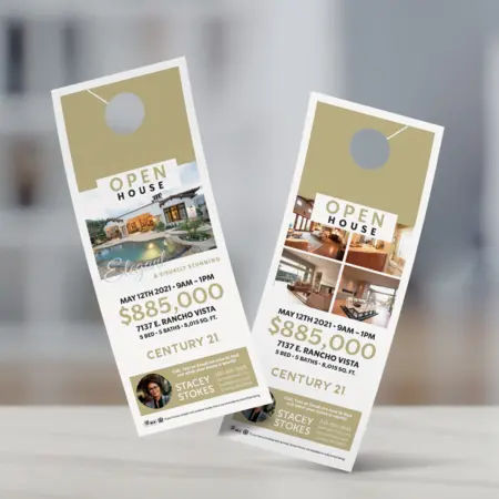 Century 21 door hanger design