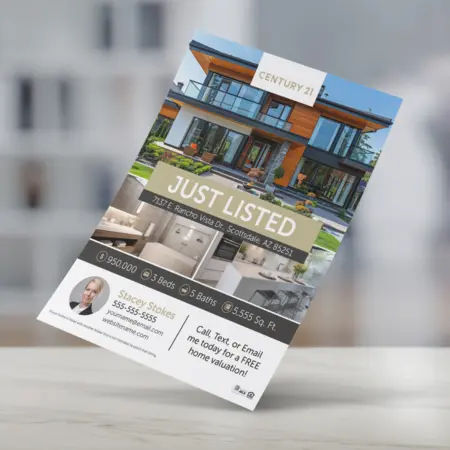 Century 21 real estate flyer design