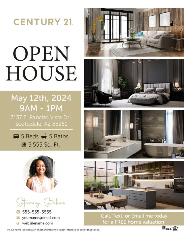 Century 21 real estate flyer design