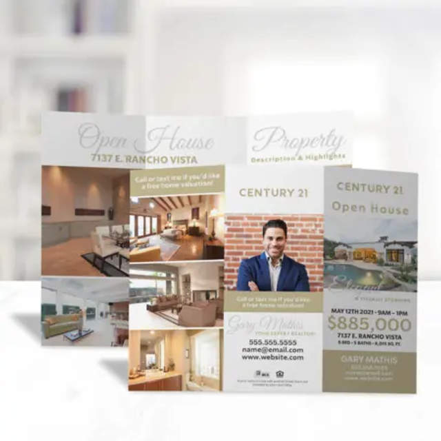 Century 21 tri-fold brochure design