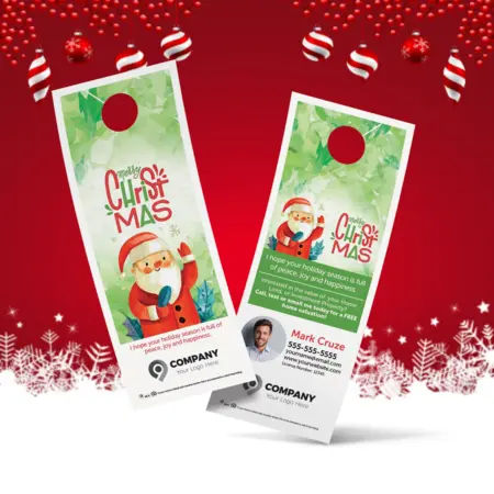 Christmas door hanger design 2 for real estate