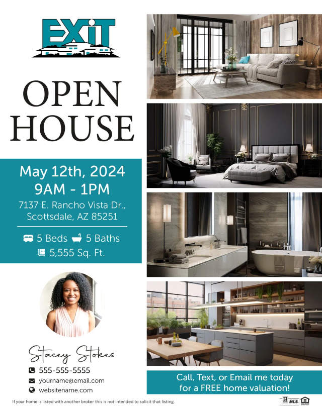 EXIT Realty real estate flyer design