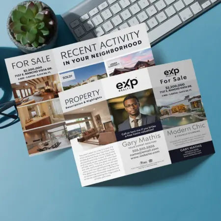 eXp Realty tri-fold brochure design