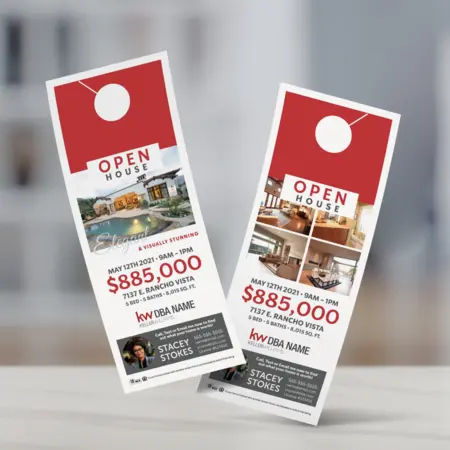 Keller Williams door hanger design 1