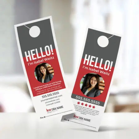 Keller Williams door hanger design 2