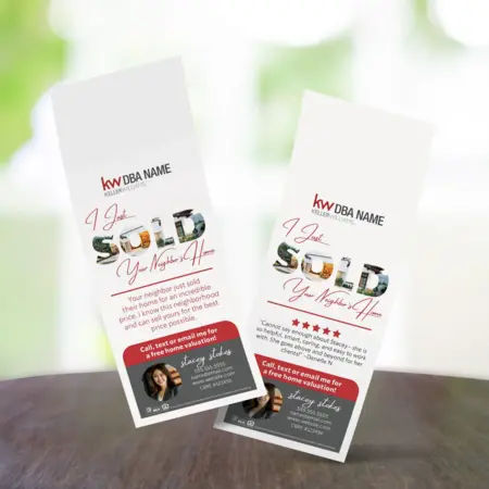 Keller Williams door hanger design 4