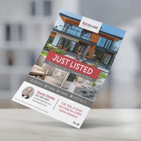 Keller Williams real estate flyer design