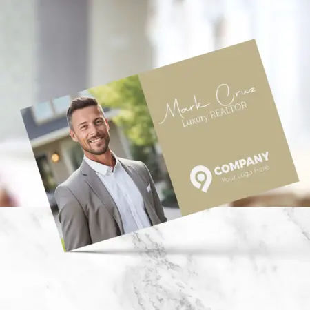 Luxury real estate business card design 2