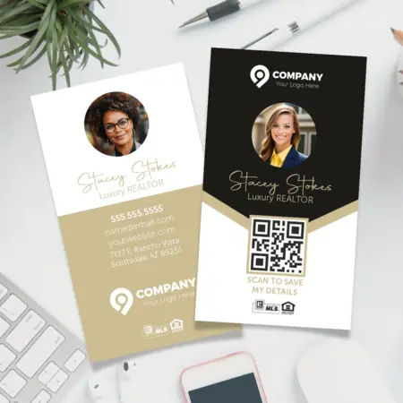 Luxury real estate business card design 3