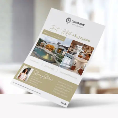 Luxury real estate flyer design 2