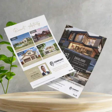 Luxury real estate flyer design