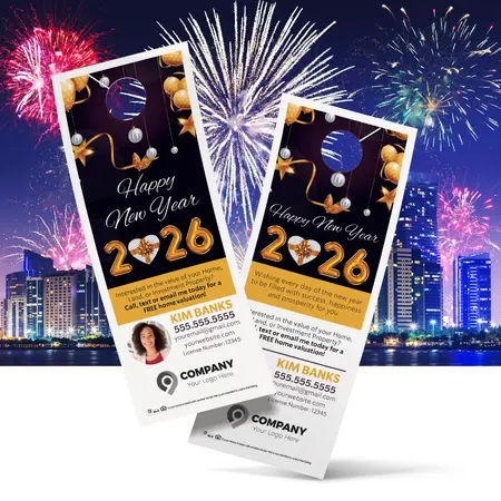 New Year's door hanger design 2